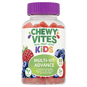 Chewy Vites Kids Multivitamin Advance 60 Gummy Vitamins | 11 Essential Nutrients 