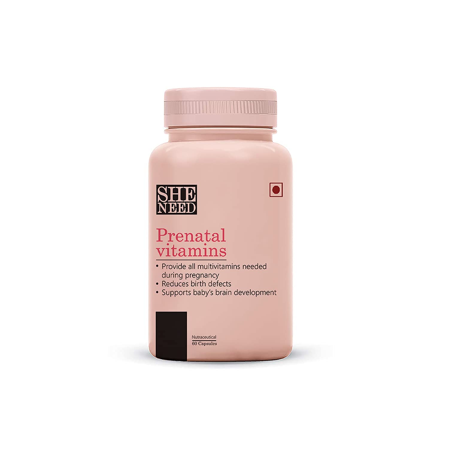 Vishopy Prenatal Supplement for Women- Multivitamin for Pregnancy with DHA- Reduces Birth Defects