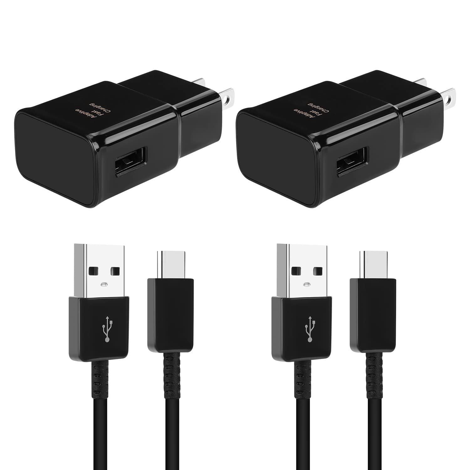Android Phone Charger, Samsung Charger Fast Charging Cord with 6.6ft Type C Cable for Samsung Galaxy S26/S25/S24/S24Ultra/S23/S23 Ultra/S22/S21/S20/S20+/S10/S10+/S10e/S9/S9+/S8/Note 8/9/10/20
