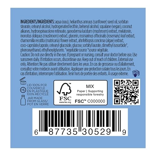Pacifica Wake Up Beautiful Retinoid Eye Cream - Anti-Aging Night Treatment with Melatonin & Mushrooms for Dark Circles (0.5 fl. oz)