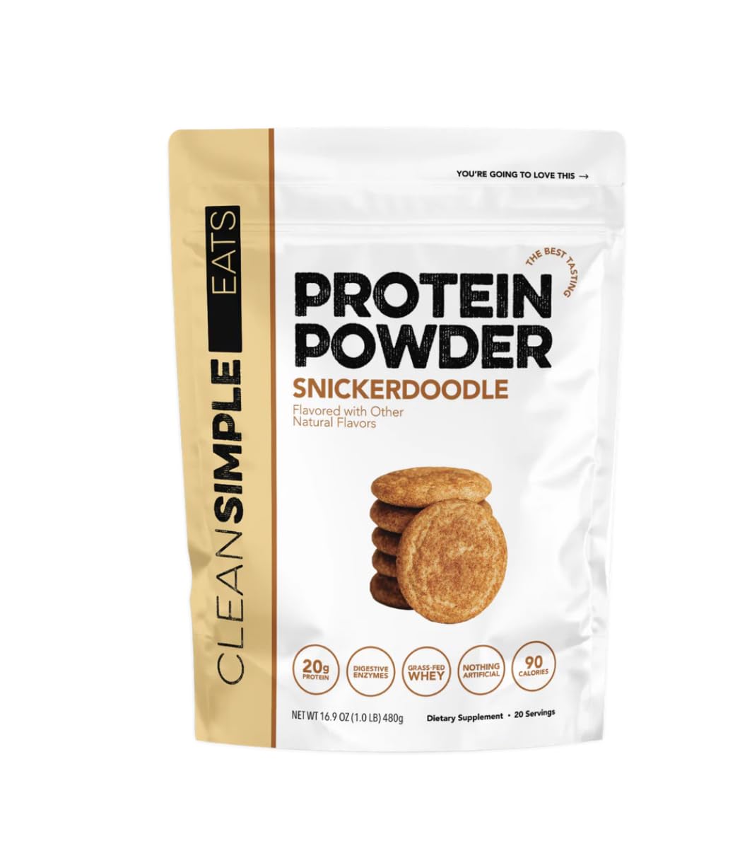 Clean Simple Eats Snickerdoodle Protein Powder Gusset (30 sv.)