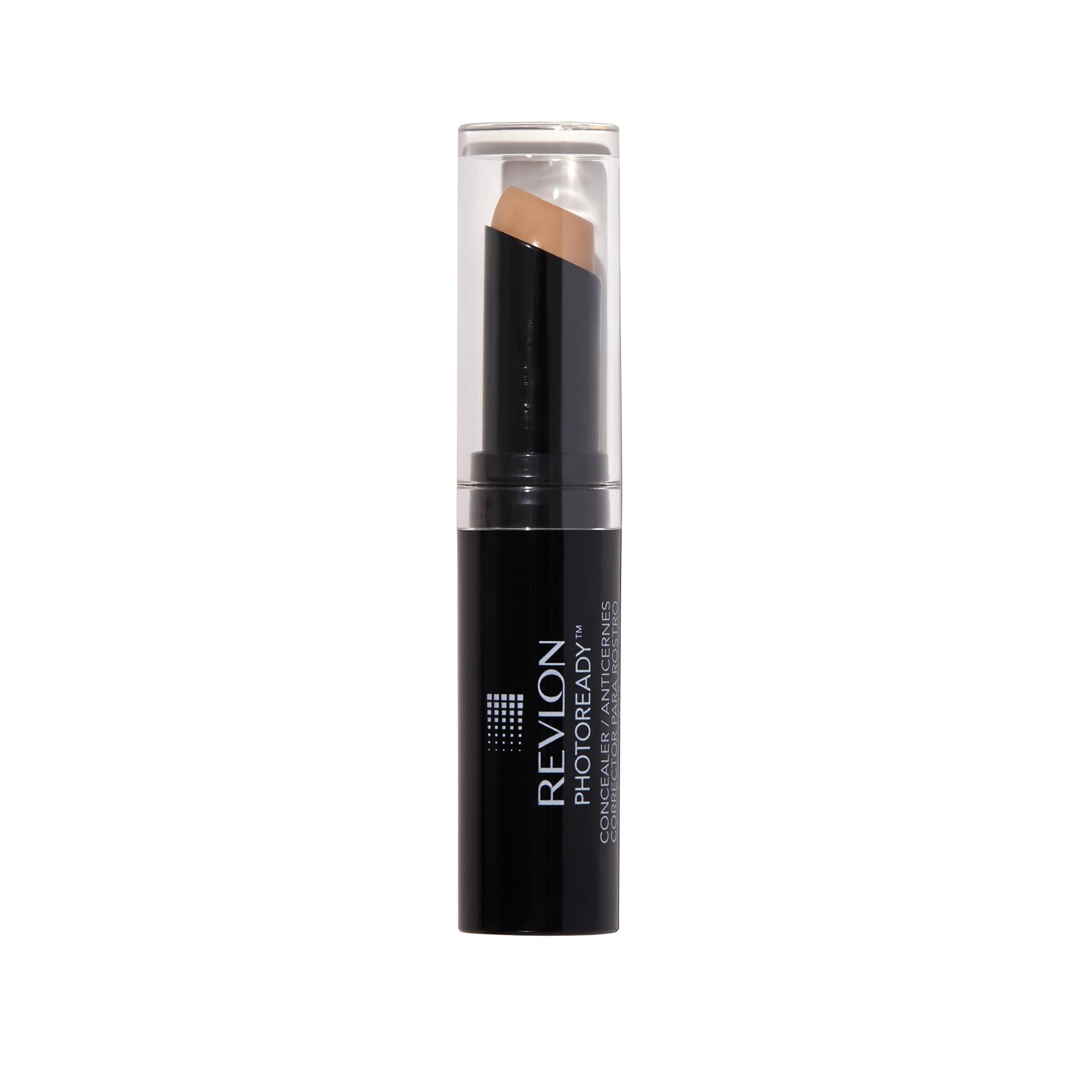 Revlon Concealer Stick, PhotoReady Face Makeup for All Skin Types, Longwear Medium- Full Coverage with Creamy Finish, Lightweight Formula, 005 Medium Deep, 0.16 Oz
