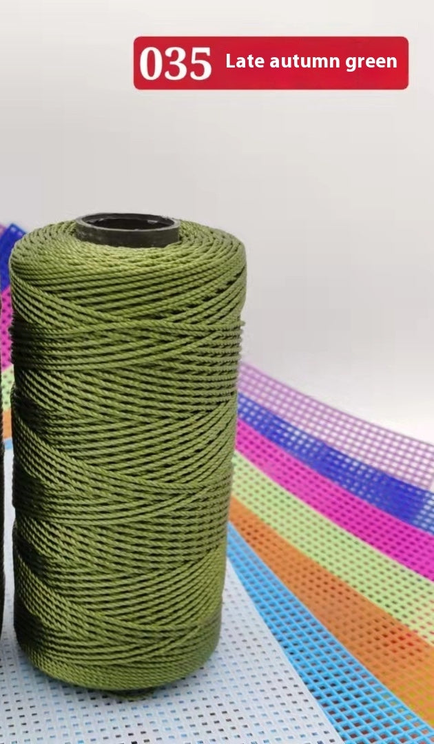 Ice Silk Yarn 1.5mm Polypropylene Crochet Thread DIY Knitting Yarn