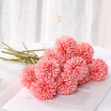 Artificial Dandelion Chrysanthemum Silk Flower Bouquet Home Wedding Decor