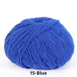 Velvet Yarn Soft Plush Wool Thread DIY Doll Crochet Craft Yarn Ball