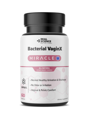 Real Science Nutrition Offers Bacterial VaginX Miracle - Nitric Oxide Enhanced Formulated