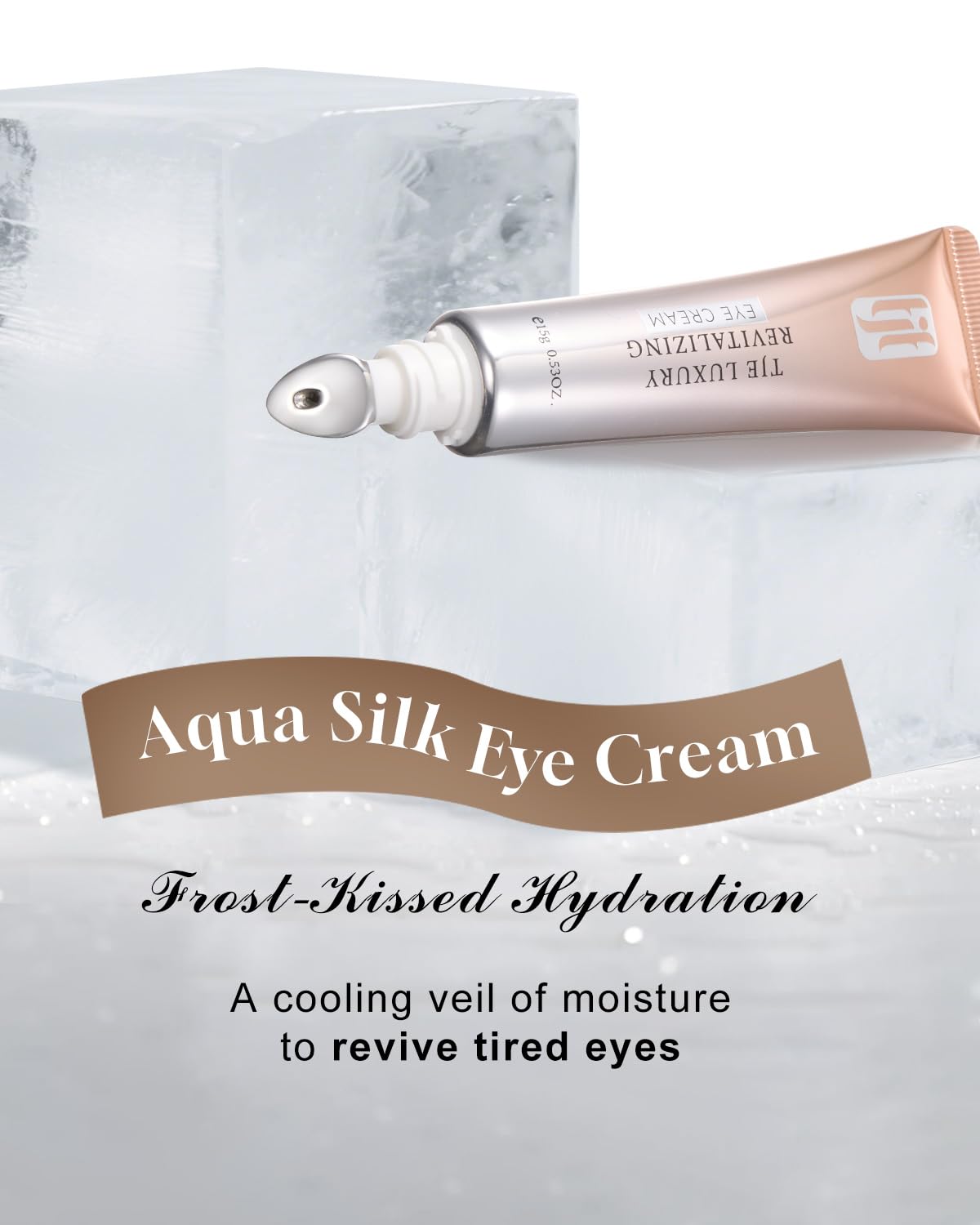 TJE Caffeine Eye Cream for Dark Circles & Puffiness - Hydrating Under Eye Treatment with Hyaluronic Acid & Vitamin E (15g)