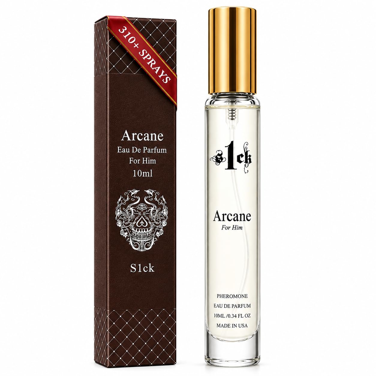 Jonny Truelove Arcane Pheromone-Infused Cologne for Men Raw Pheromones Cologne Men Attraction Lasting Spray USA-Made Bold Strength Scent for Him