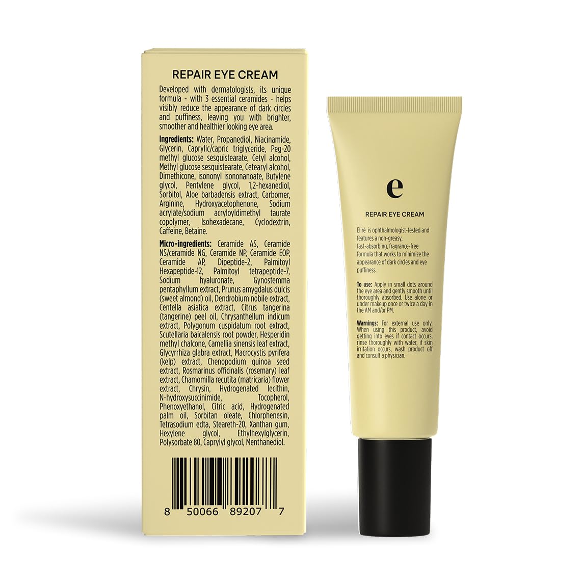 Eliré Repair Eye Cream - Strengthen & Restore (15ml)