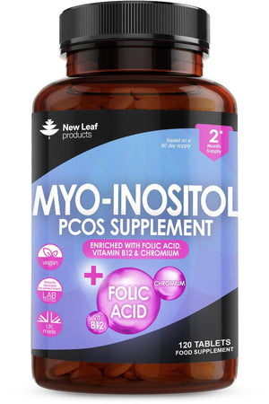 Myo-Inositol PCOS Supplement - Myo Inositol Tablets PCOS Supplement Enriched 