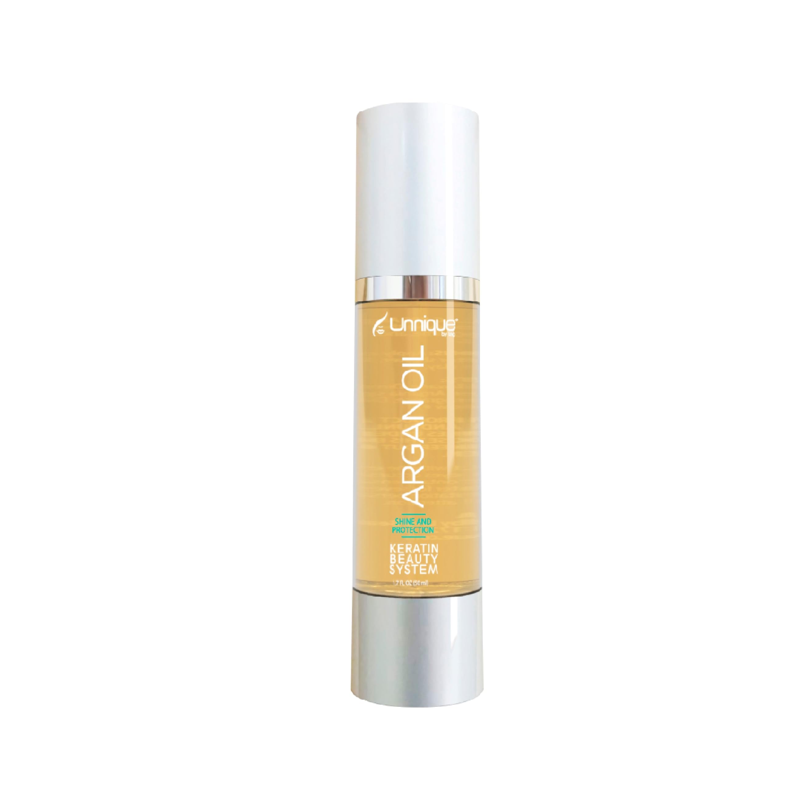 UNNIQUE Pure Argan Oil for Hair - Hair Serum for Frizz Control, Instant Shine & Softness Argan Oil of Morocco for All Hair Types 1.7 FL OZ