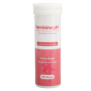 100 Vaginal Test Strips Check PH Level for Female Health, Accurate & Easy to Use, Monitor Gynecologic