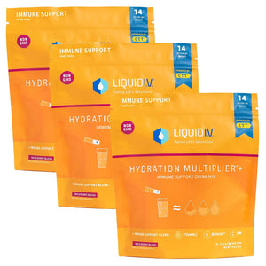 Liquid I.V. Hydration Multiplier + Immune Support -Wild Berry Blend - Hydration Powder 