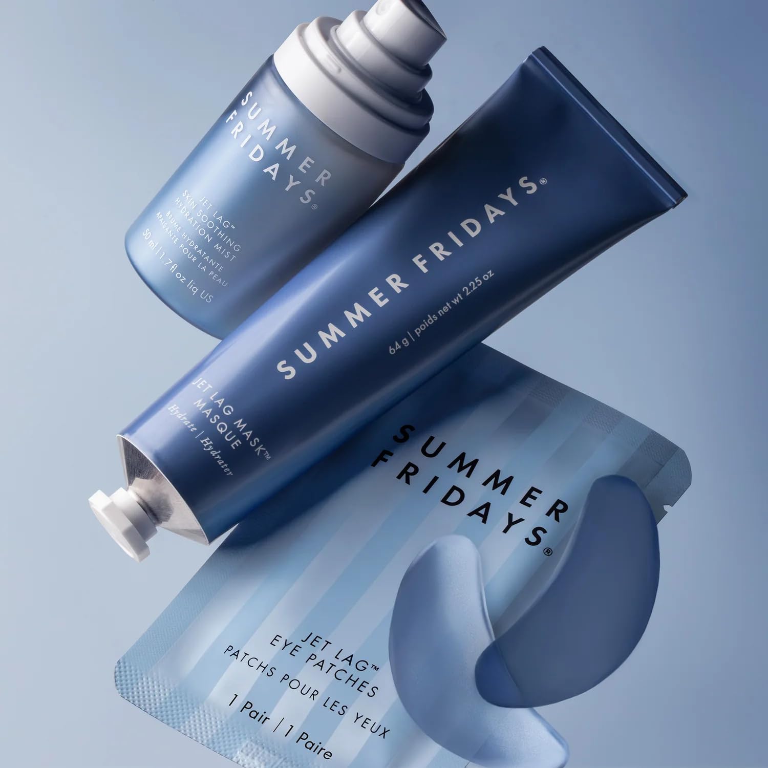Summer Fridays Jet Lag Under Eye Patches - Hydrating & Depuffing (6 Pairs)