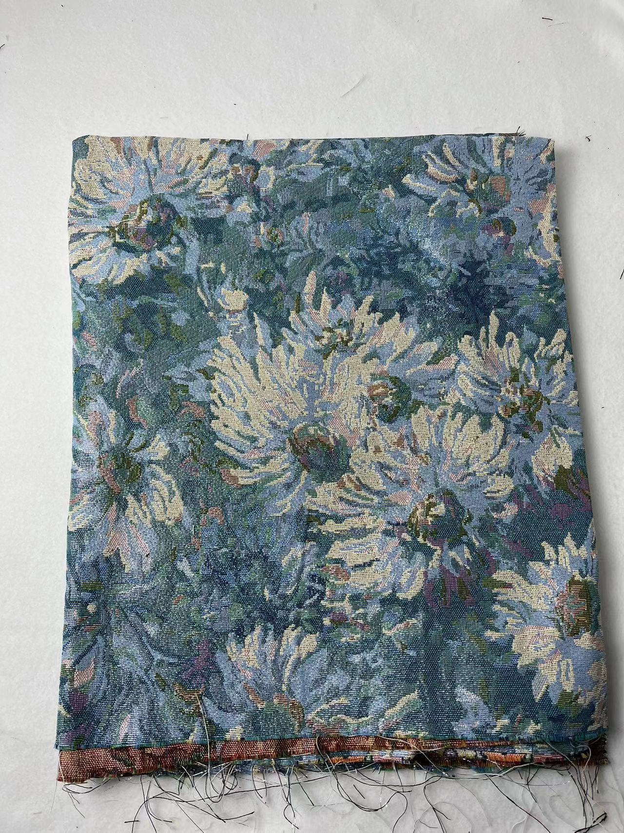Ethnic Jacquard Fabric Polyester Upholstery Sewing Cloth 147cm Wide