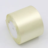 8cm Silk Ribbon Roll 25 Yards Wedding Gift Wrapping DIY Craft Decoration