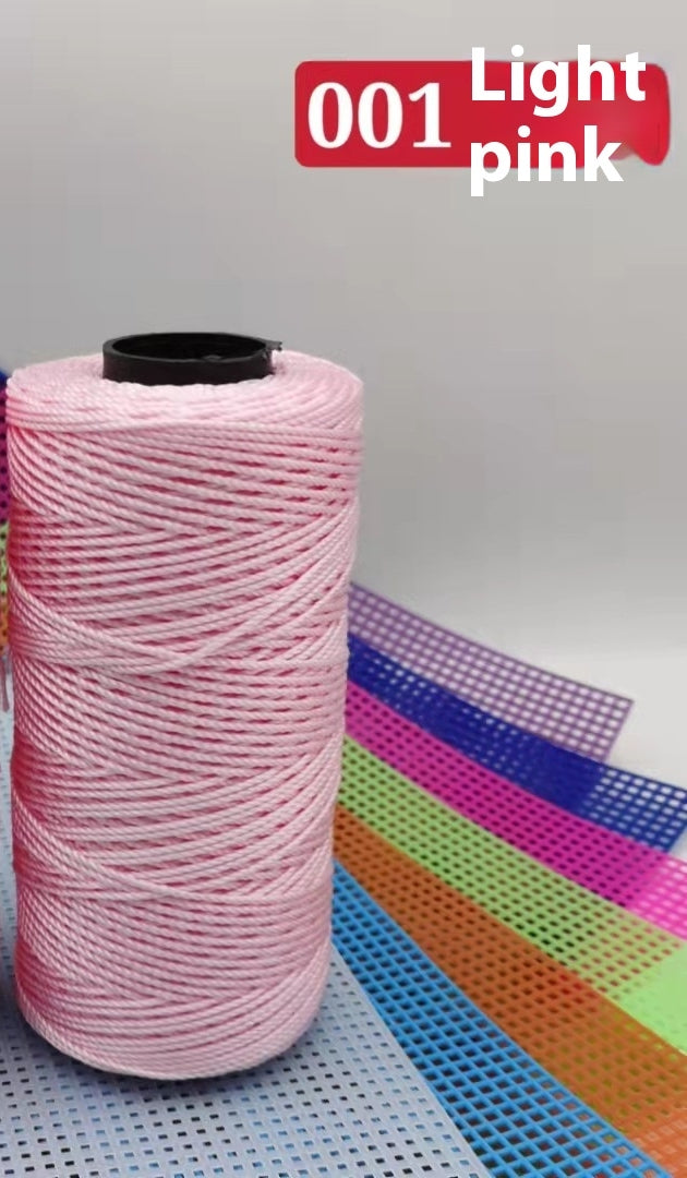 Ice Silk Yarn 1.5mm Polypropylene Crochet Thread DIY Knitting Yarn