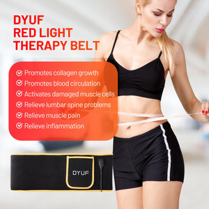 Red Light Therapy Belt DYUF Infrared Light Therapy : Muscle Recovery, Pain Relief, and Healing Device