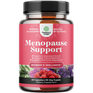 Complete Herbal Menopause Supplement for Women - Multibenefit Menopause Relief Hormone Balance