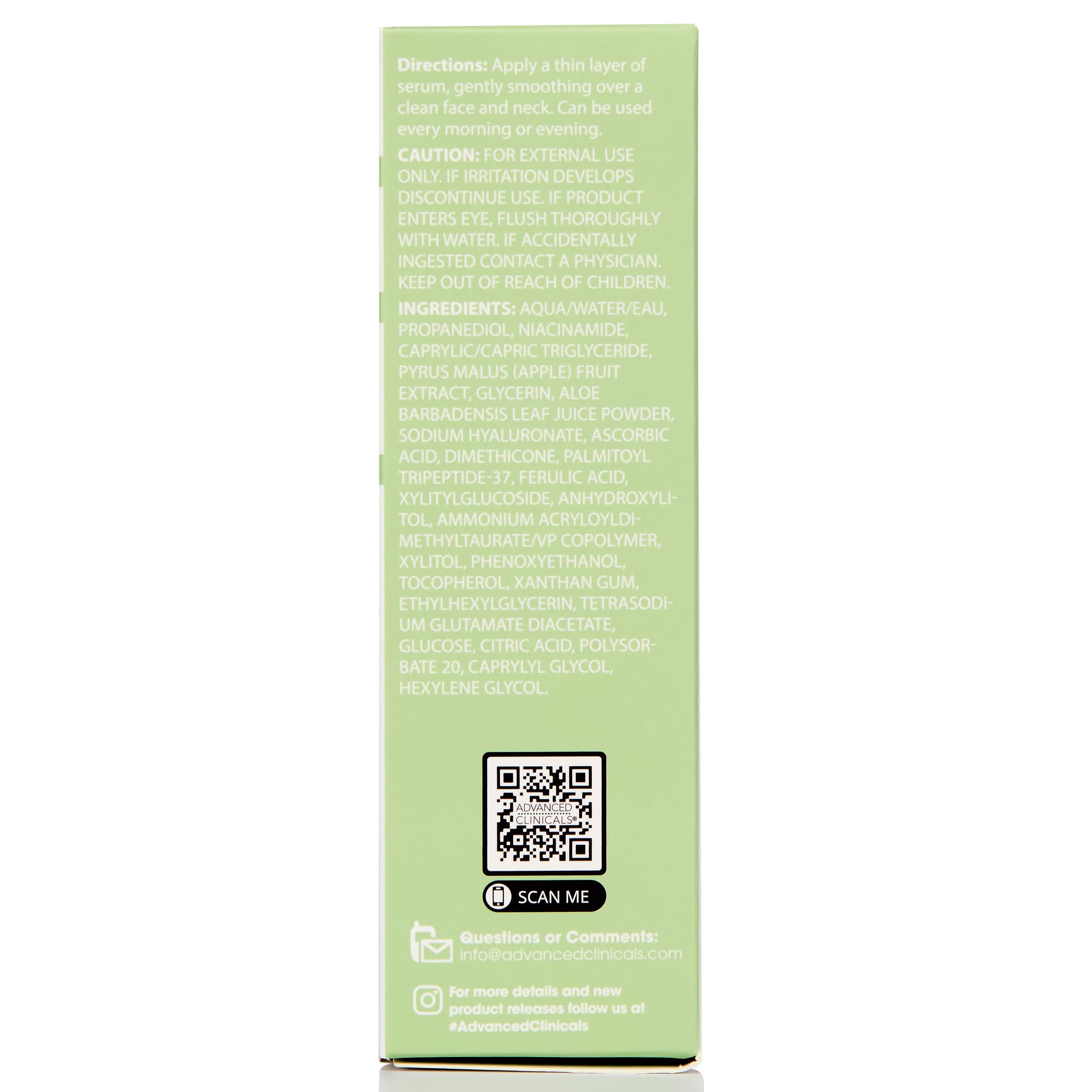 Advanced Clinicals 5% Niacinamide Serum – Barrier Support & Brightening (52ml)