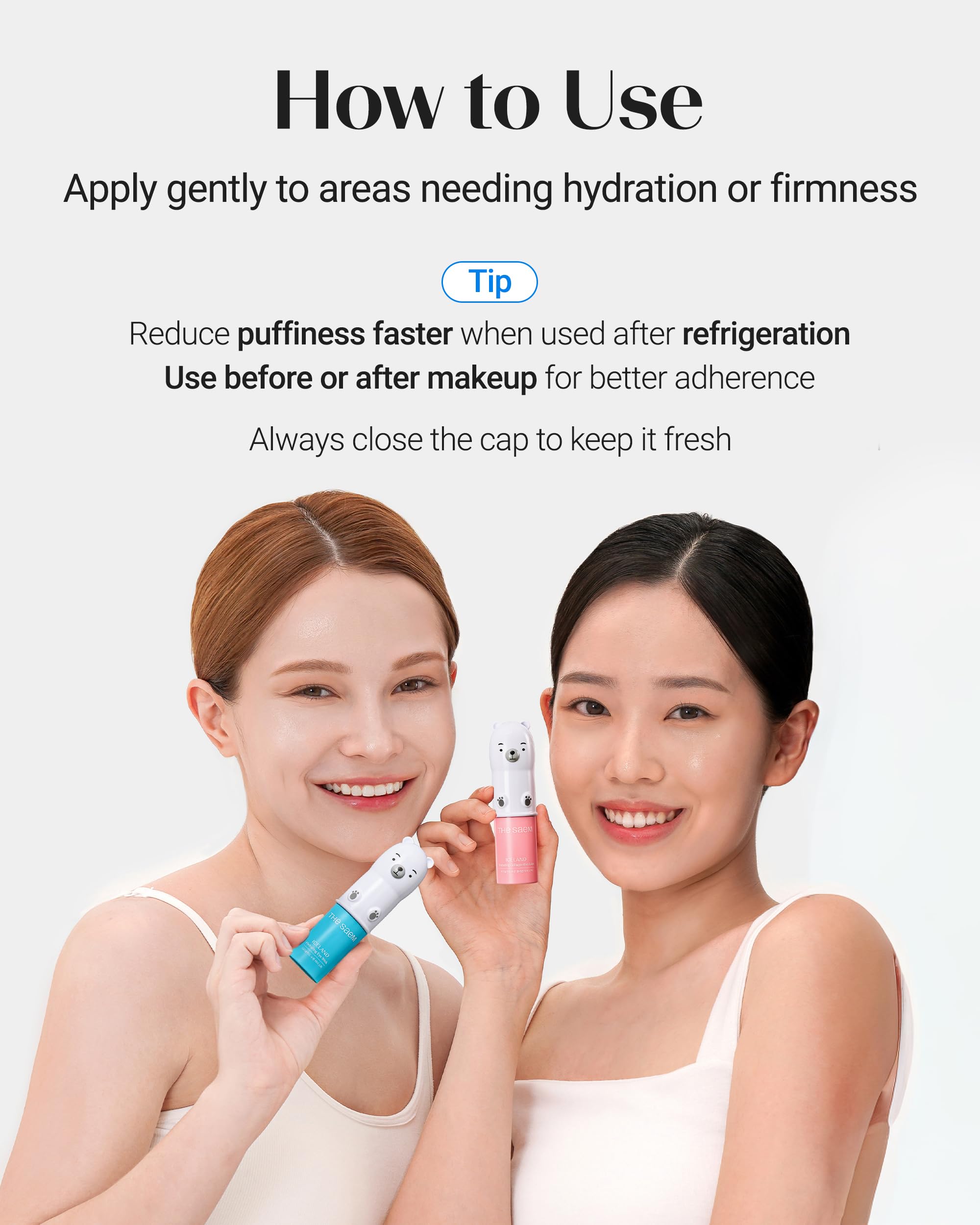 theSAEM Iceland Eye Stick Complete Bundle - Triple Care (3 x 0.38 oz)