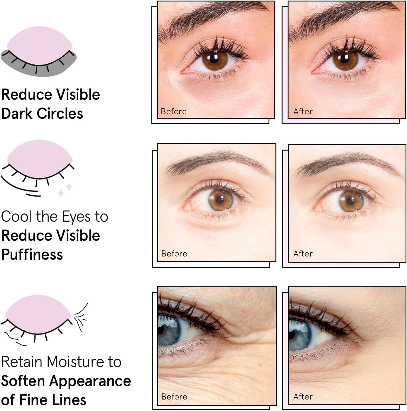 grace & stella Blue Under Eye Mask 24 Pairs Vegan Gel Patches