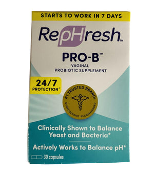 Rephresh Pro-B Probiotic Feminine Supplement Capsules 30 Ea (pack of 2) image may vary