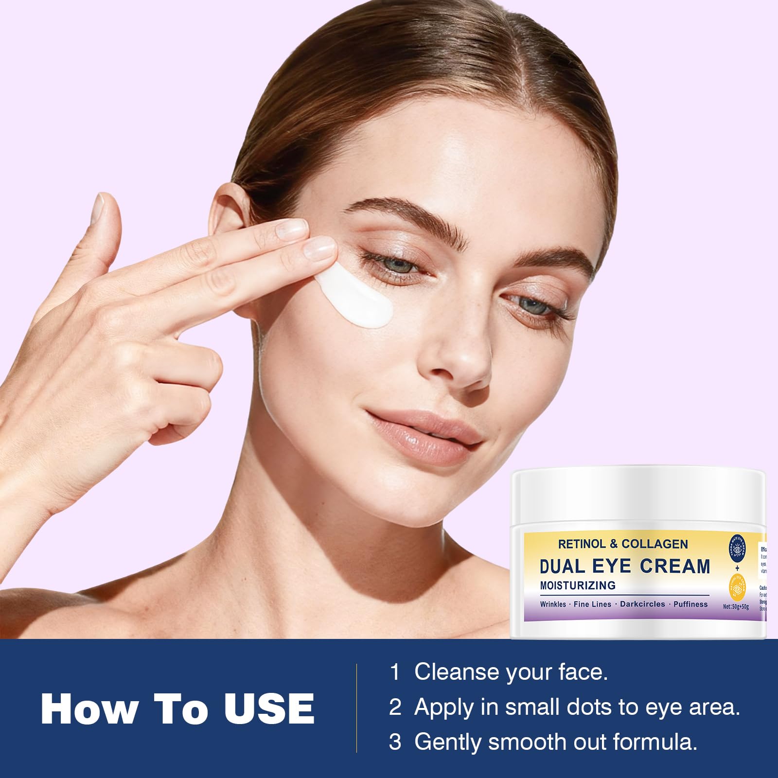 2in1 Dual Eye Cream – Retinol, Caffeine & Yerba Mate Complex