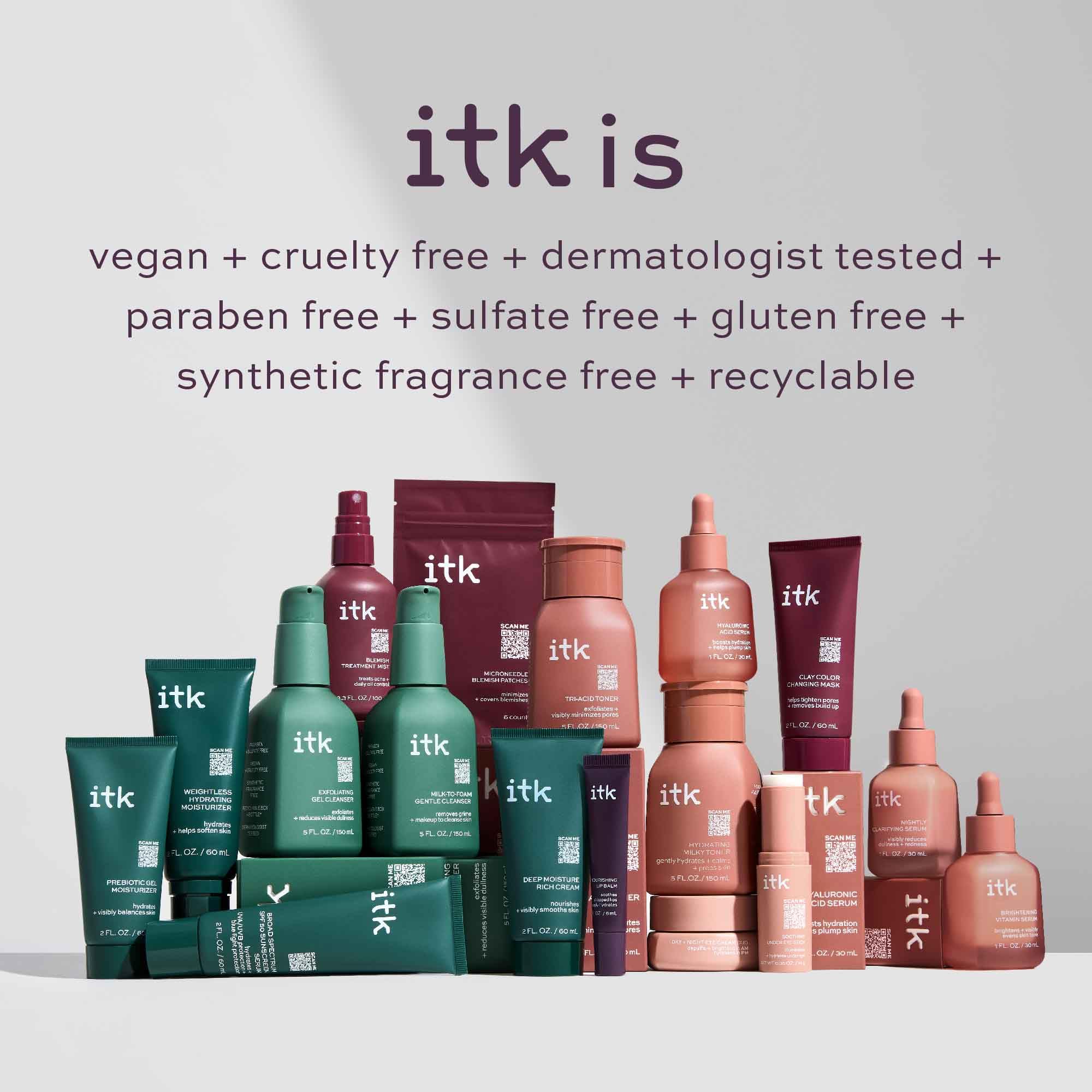 ITK Skincare Day + Night Undereye Cream Duo (Dual-Chamber)