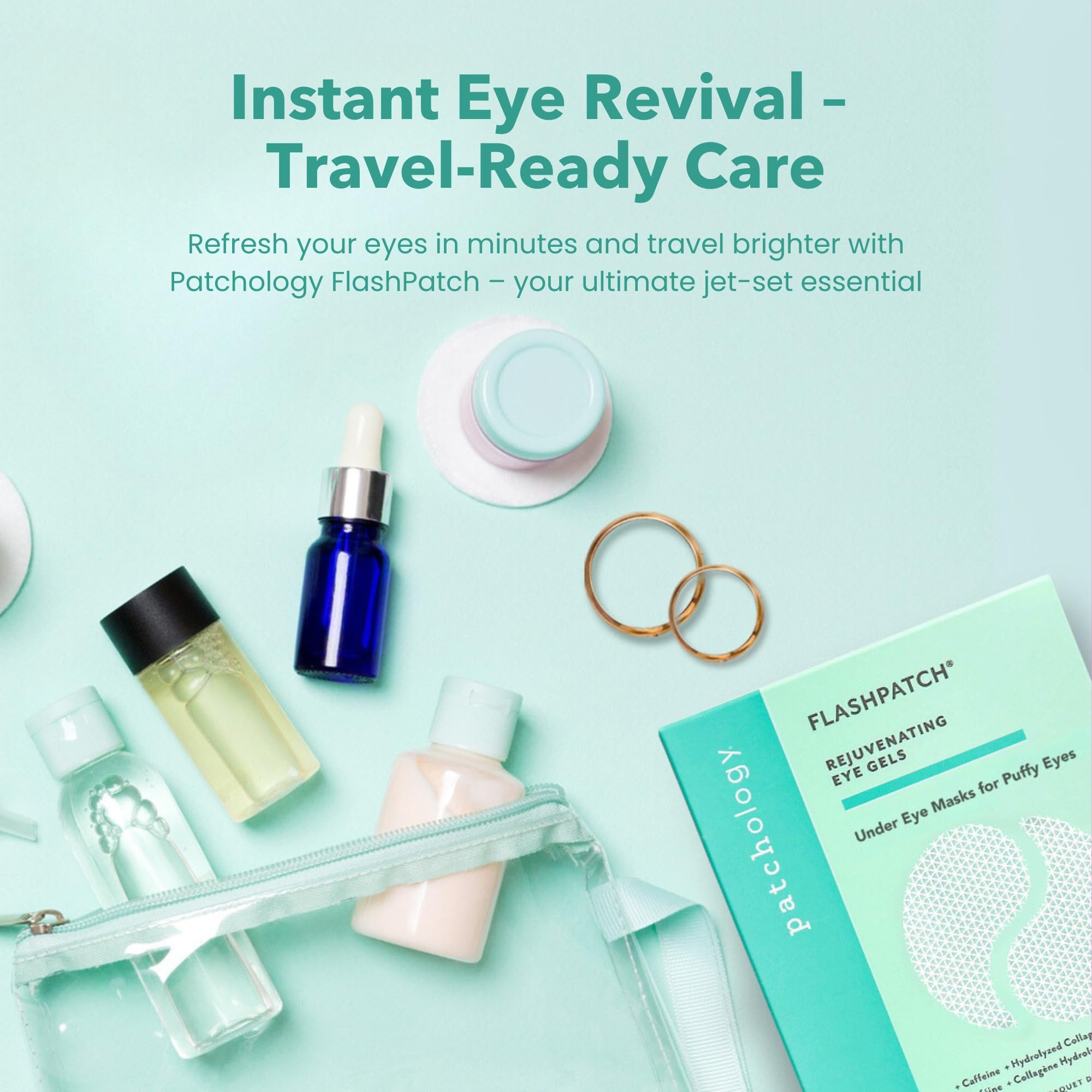 Patchology Under Eye Gel Patches - FlashPatch Rejuvenating (5 Pairs)