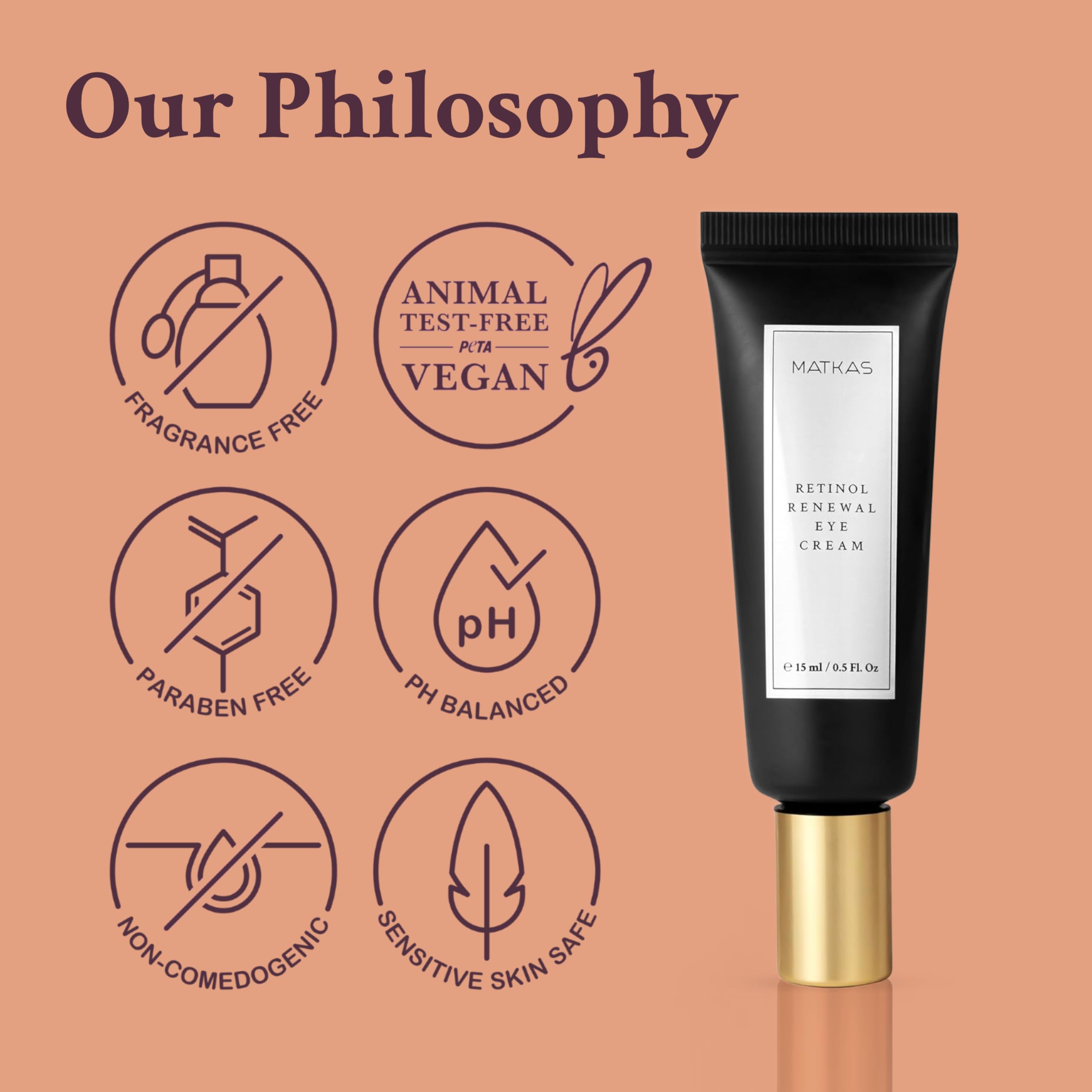 MATKAS Korean Retinol Under Eye Cream (0.5 fl.oz.)