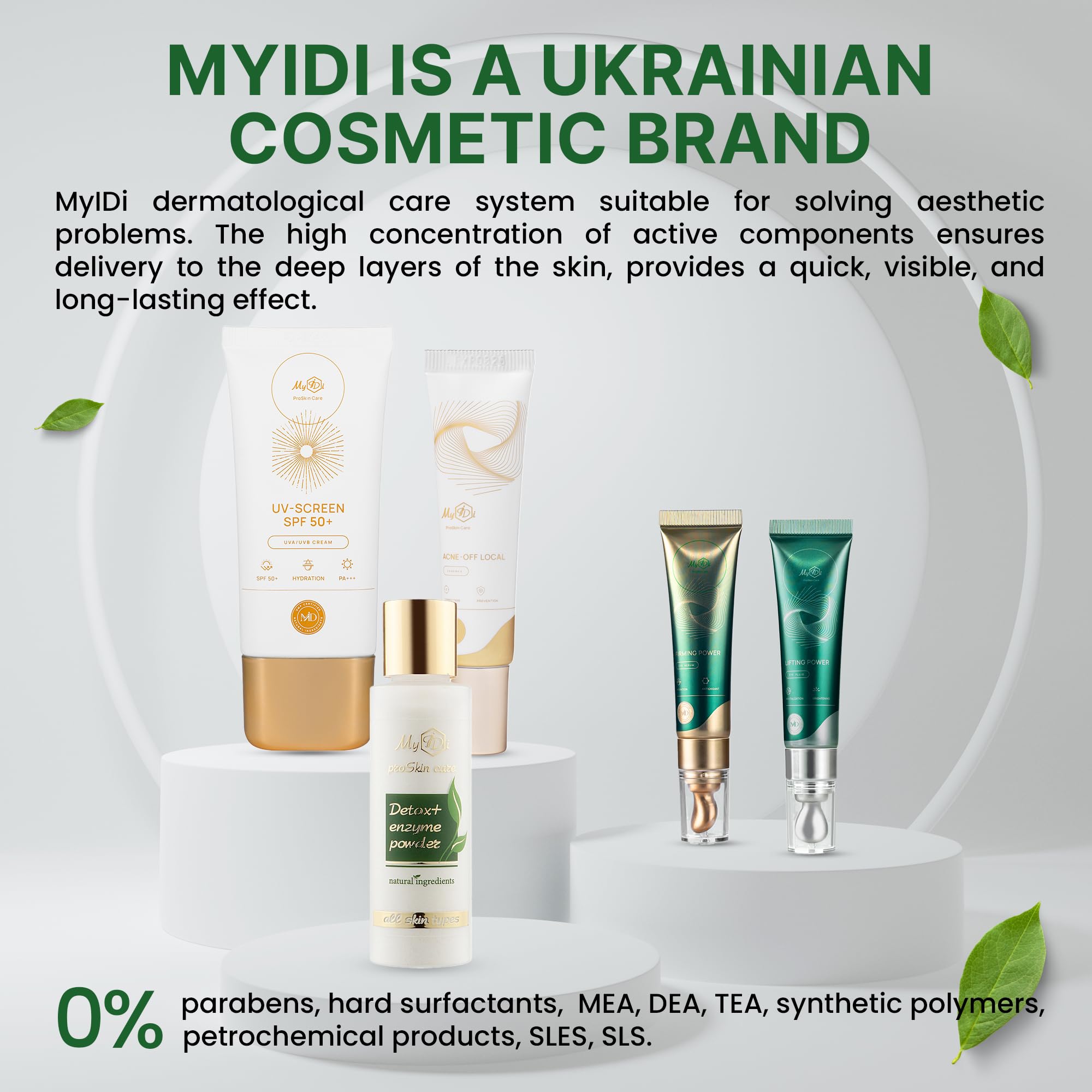 MyIDi Rejuvenating Anti-Aging Serum – 5 Peptide Lifting Fluid (15ml)
