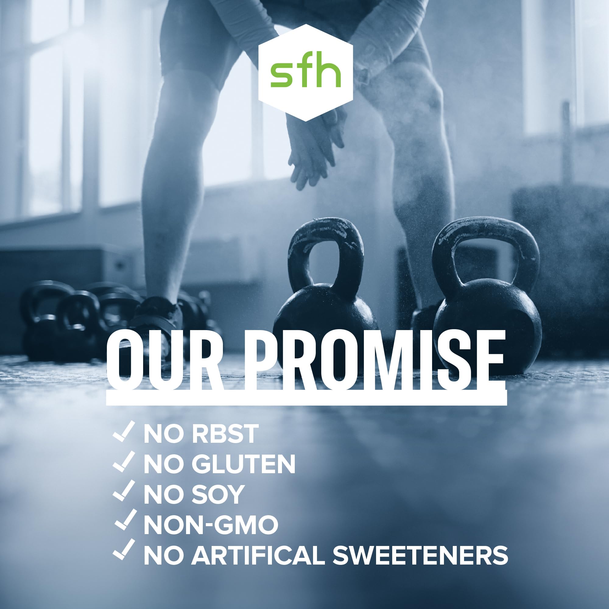 SFH Grass Fed Whey Protein Powder | Natural Whey Protein Concentrate | Non-GMO, Soy-Free, No Artificial Flavors | Protein Powder for Muscle & Recovery | Vanilla | Pack of 1