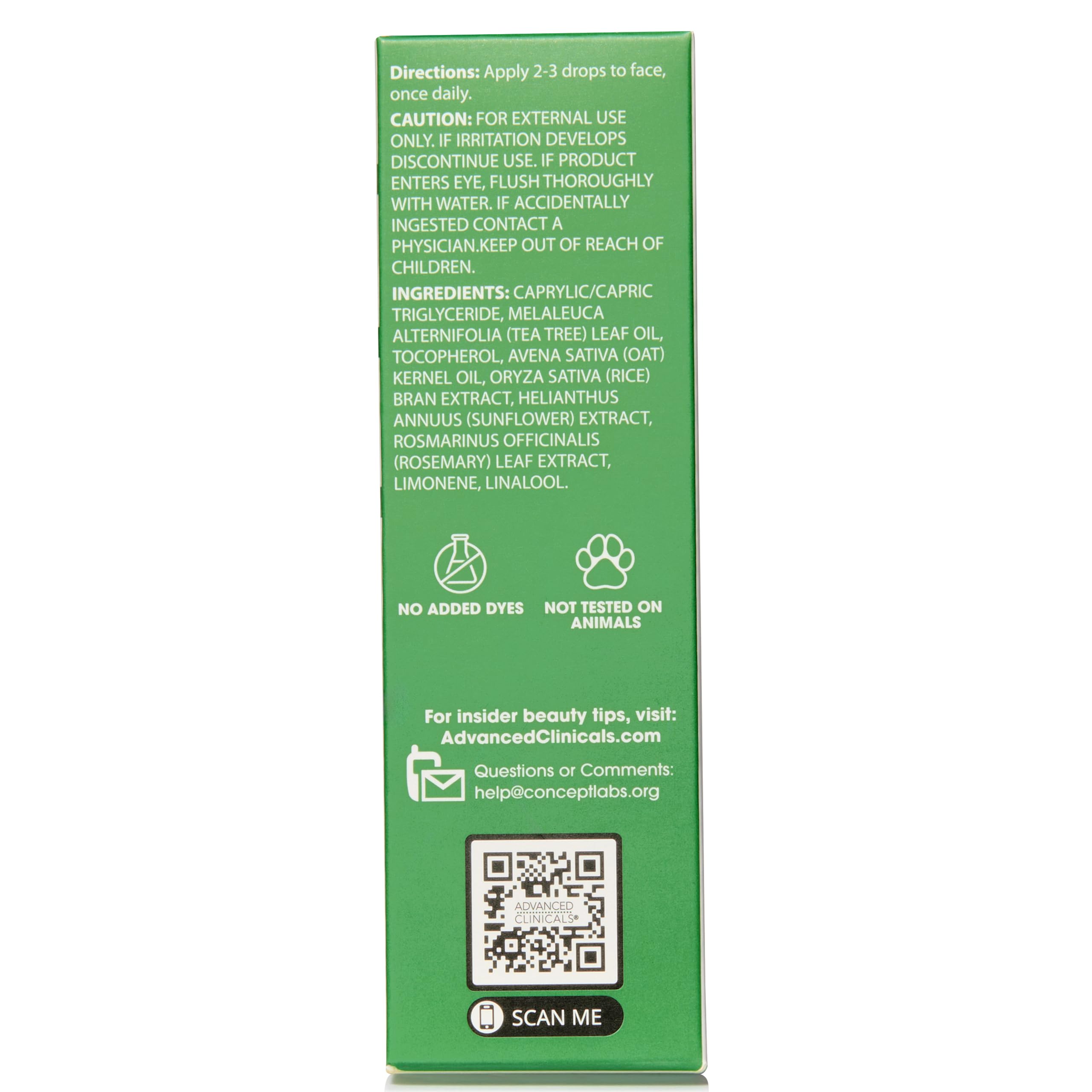 Advanced Clinicals Tea Tree Oil Serum – Pore Refining & Smoothing (52ml)