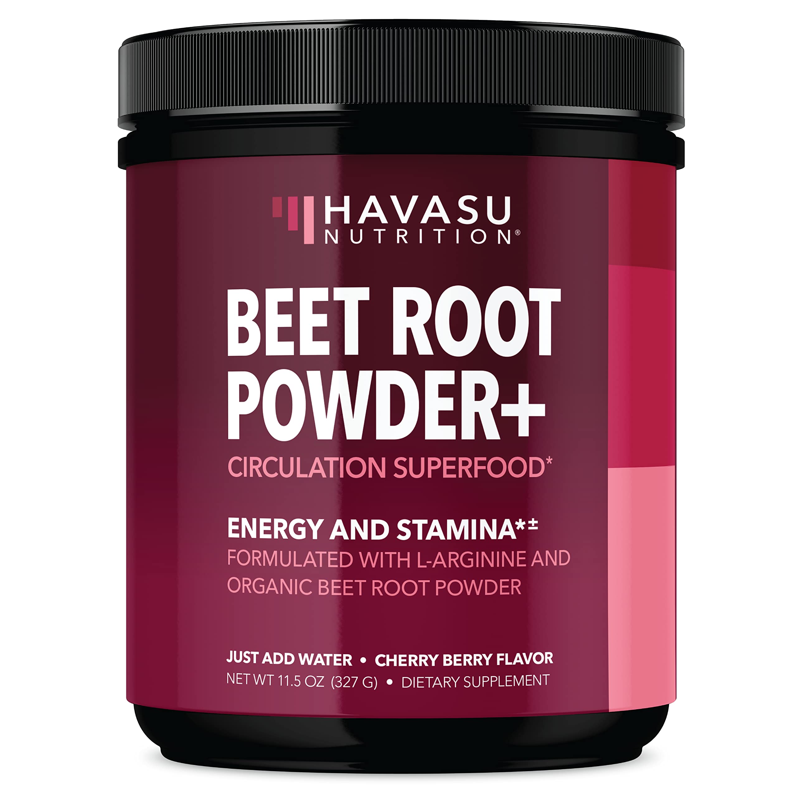 Organic Beet Root Powder with BCAA and L-Arginine for Energy and Stamina Support 