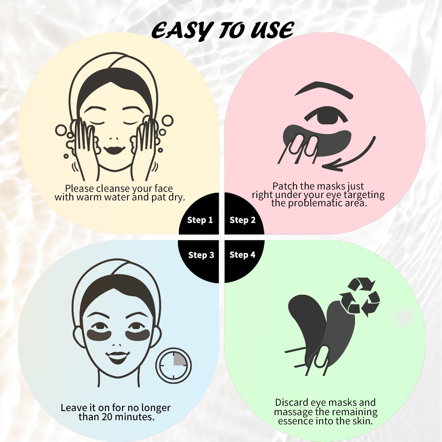 Maskiss Under Eye Patches - 4 Colors Treatment (28 Pairs)