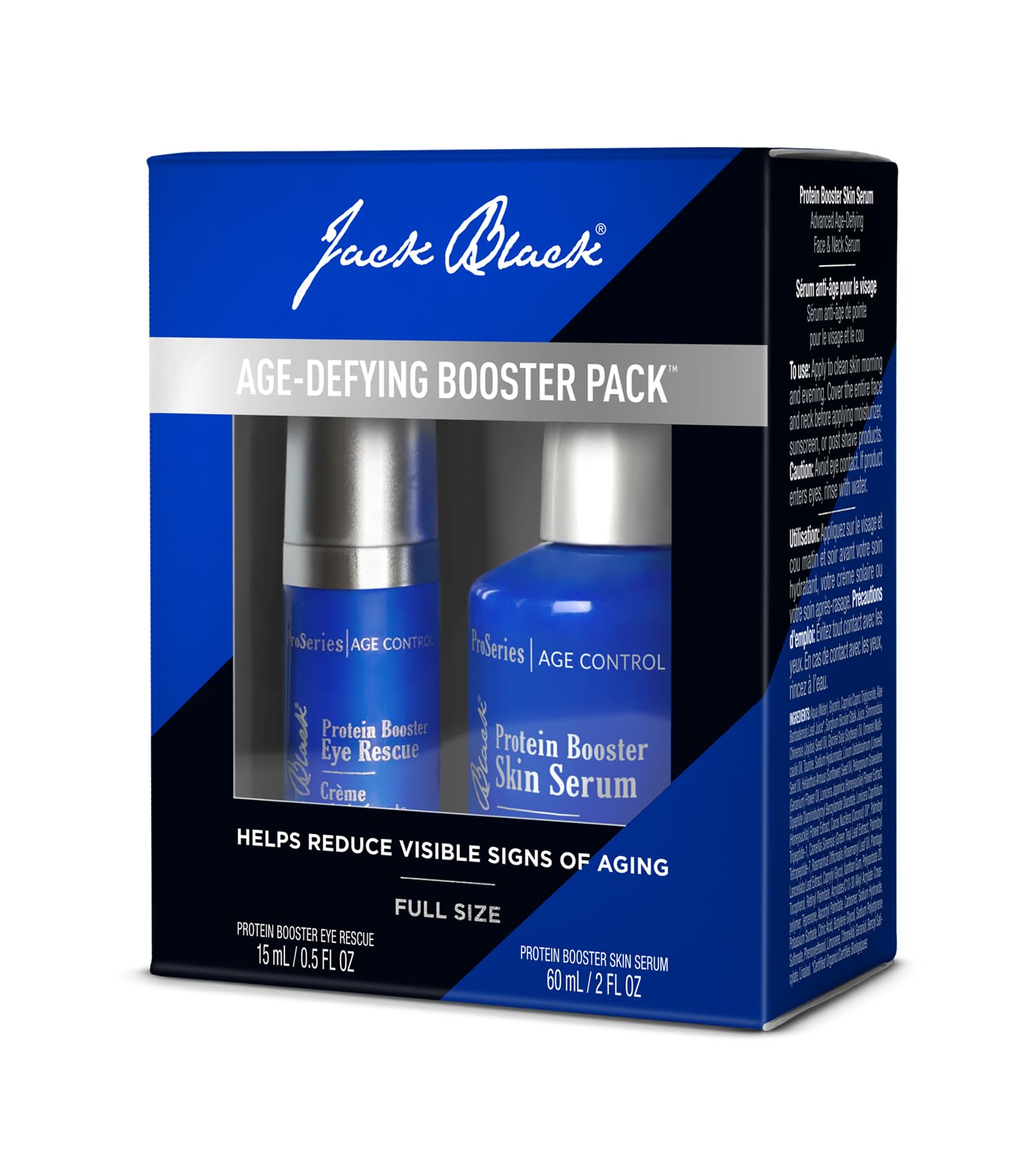 Jack Black Age-Defying Booster Pack - Skin Serum & Eye Rescue Set