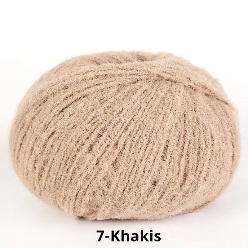 Velvet Yarn Soft Plush Wool Thread DIY Doll Crochet Craft Yarn Ball