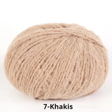 Velvet Yarn Soft Plush Wool Thread DIY Doll Crochet Craft Yarn Ball