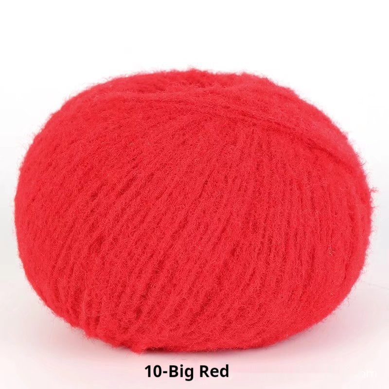 Velvet Yarn Soft Plush Wool Thread DIY Doll Crochet Craft Yarn Ball