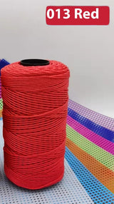 Ice Silk Yarn 1.5mm Polypropylene Crochet Thread DIY Knitting Yarn