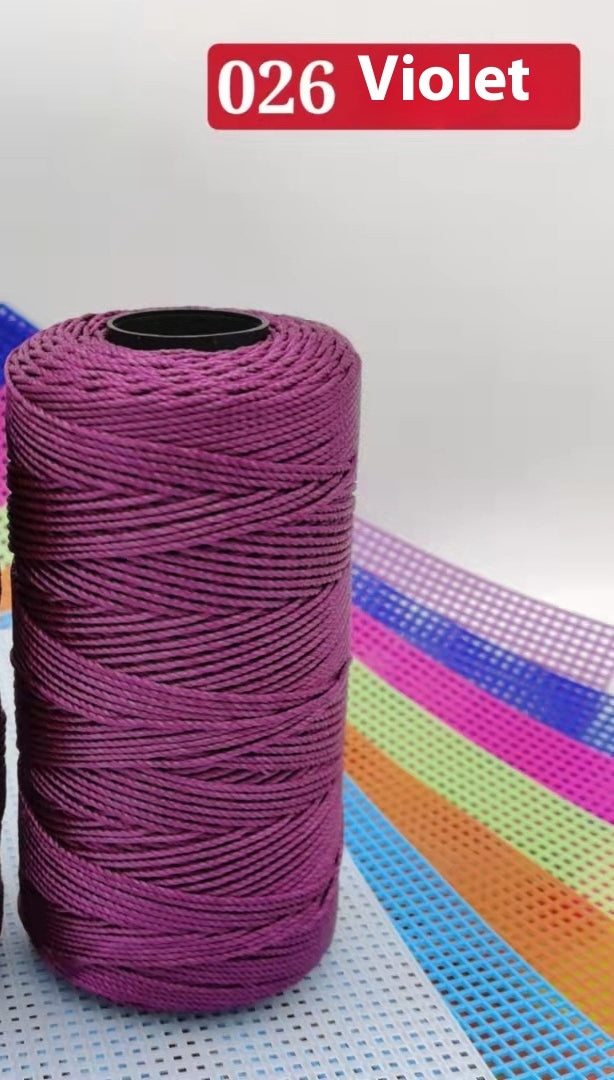 Ice Silk Yarn 1.5mm Polypropylene Crochet Thread DIY Knitting Yarn