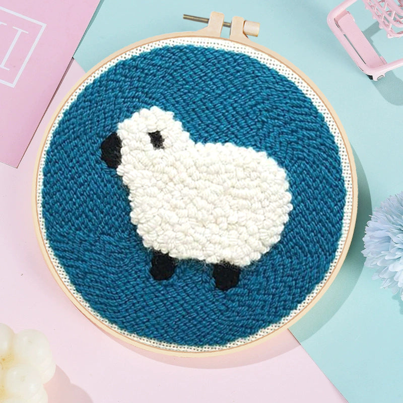 DIY Poke Embroidery Kit String Art Handmade Chinese Style Craft Set