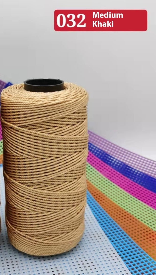 Ice Silk Yarn 1.5mm Polypropylene Crochet Thread DIY Knitting Yarn