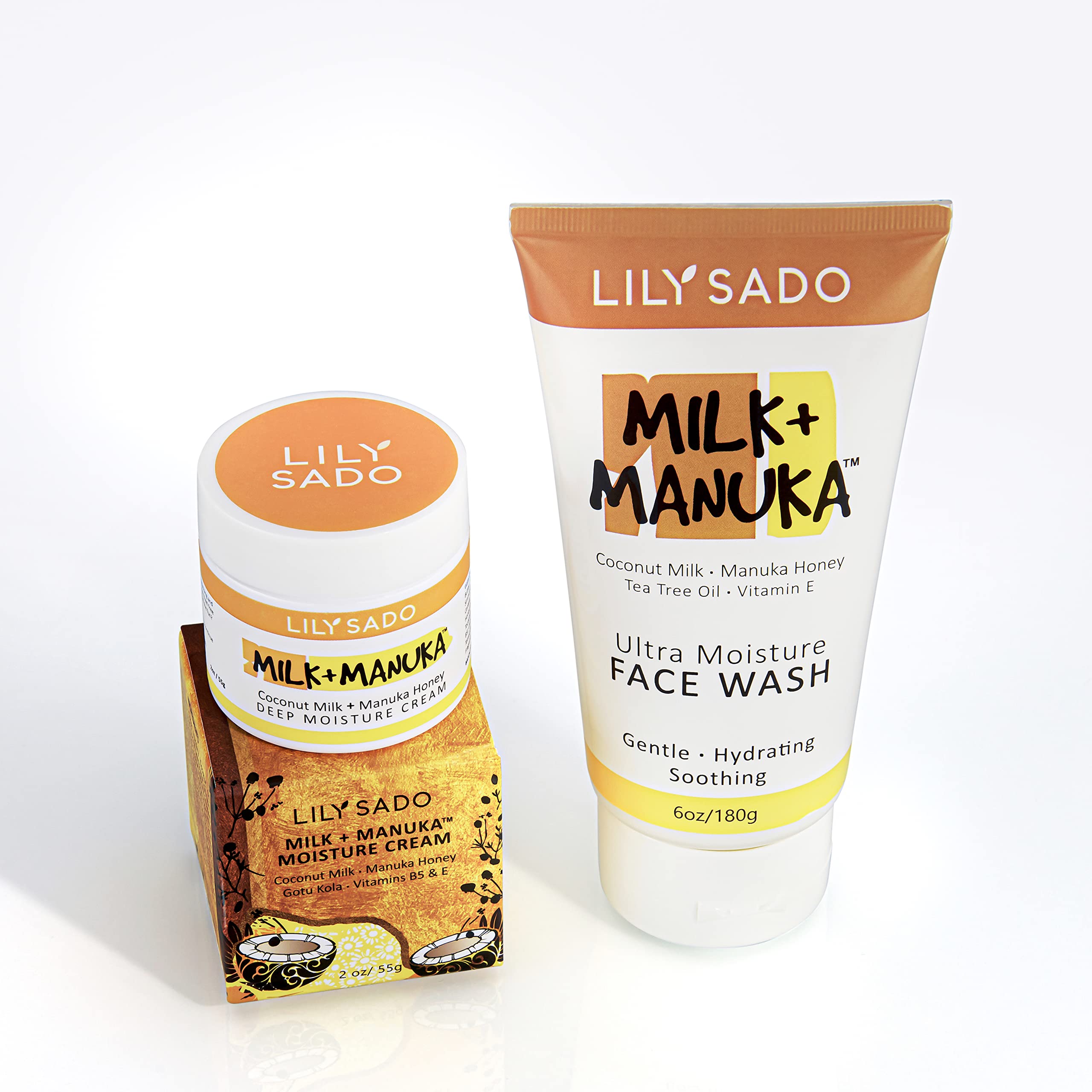 LILY SADO MILK+MANUKA™ Coconut Milk & Manuka Honey Face Moisturizer