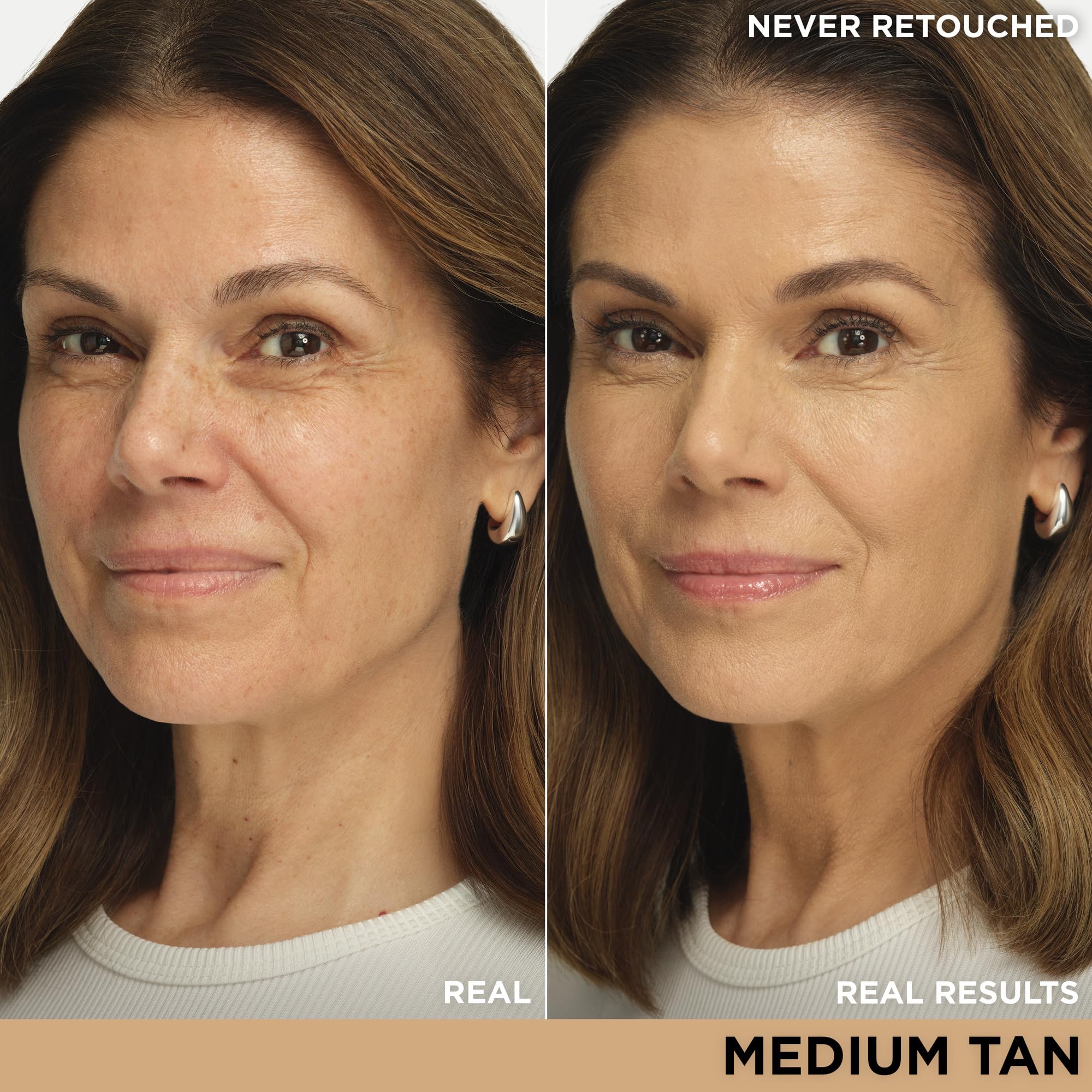 IT Cosmetics CC+ Cream (Medium Tan) - Natural Full Coverage Foundation With SPF 50+, Color Corrector & Anti-Aging Hydrating Serum, Hyaluronic Acid + Peptides, Lightweight - 1.08 fl oz