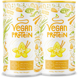 Vegan Protein Powder Vanilla - 1.2kg(80 servings) - 100% Plant Based Protein Powders 