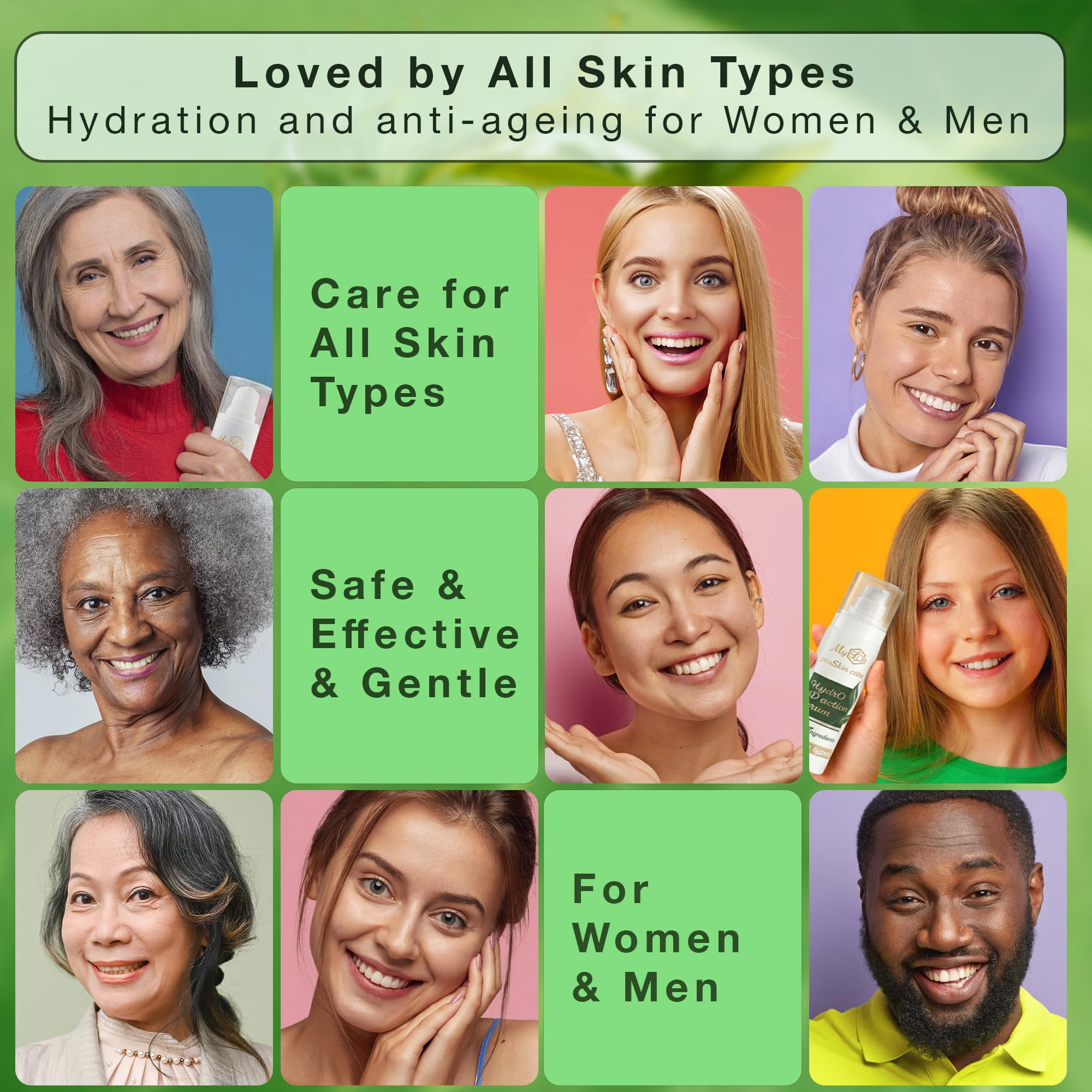 MyIDi Hyaluronic Acid Serum – 4D Hydration Complex (30ml)