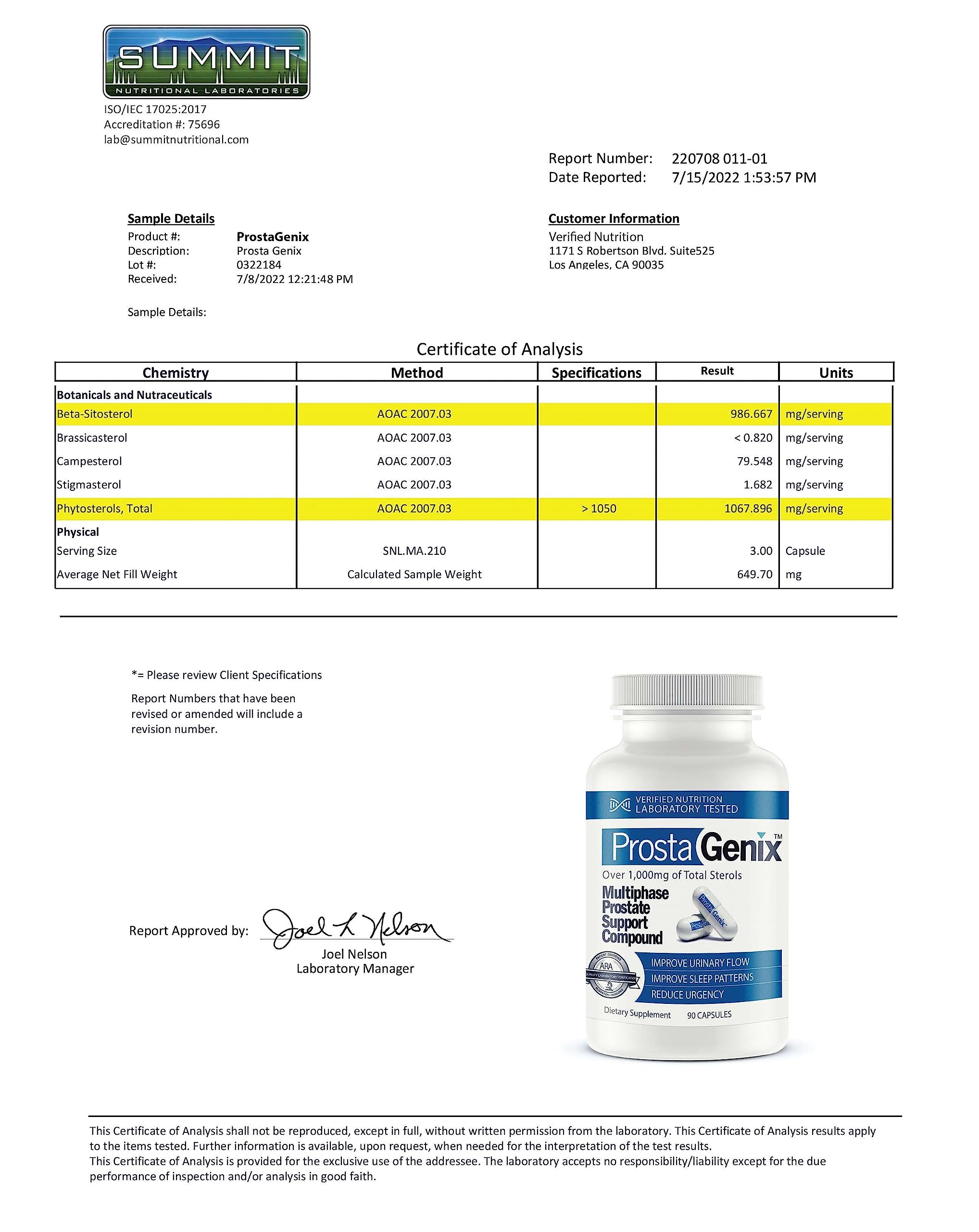 ProstaGenix Multiphase Prostate Supplement-Featured on Larry King Investigative