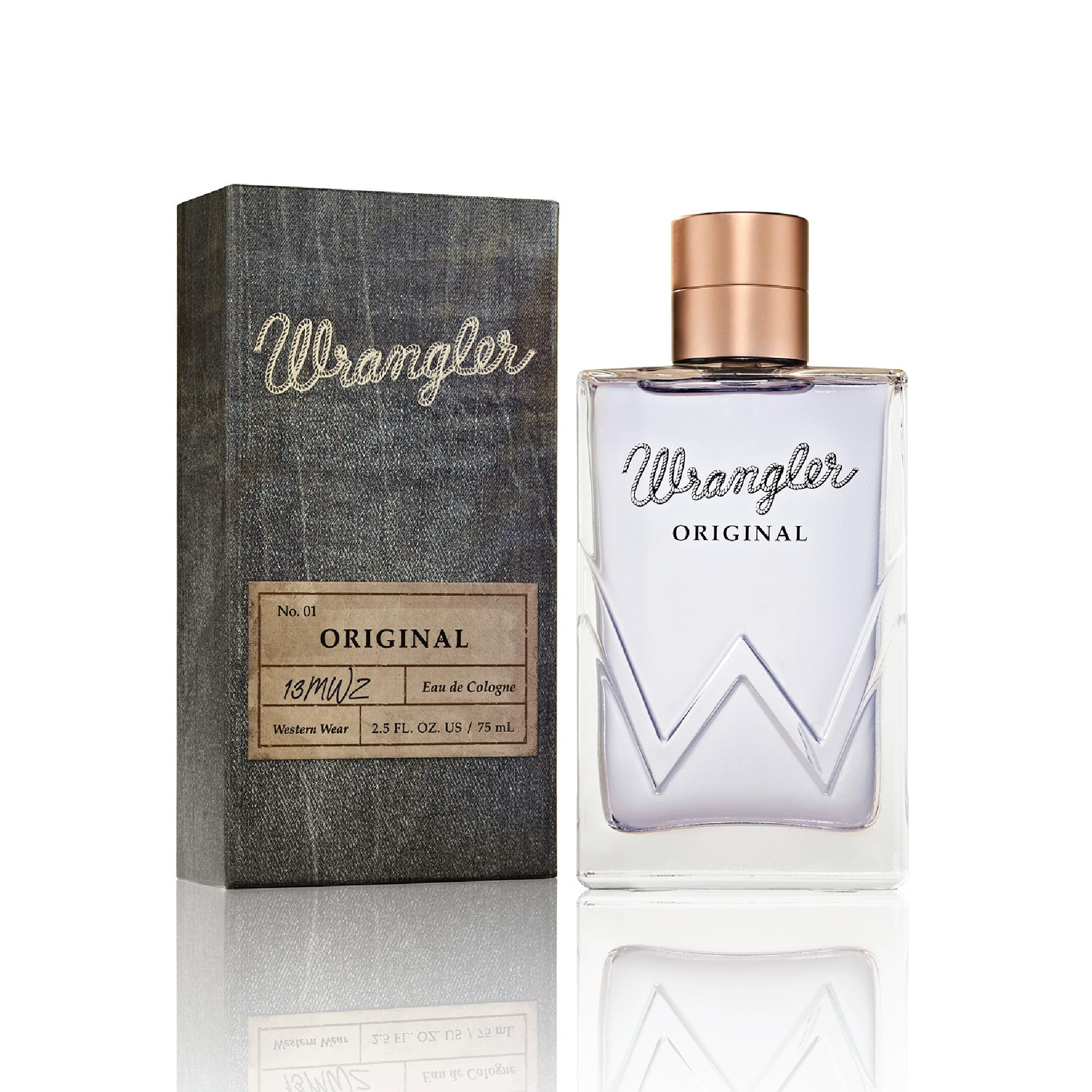 Wrangler Original Men’s Cologne by Tru Western, 2.5oz, Grapefruit, Mandarin, Cinnamon, Lavender, Fresh Aromatic, Citrus & Earthy Scent, Masculine Fragrance